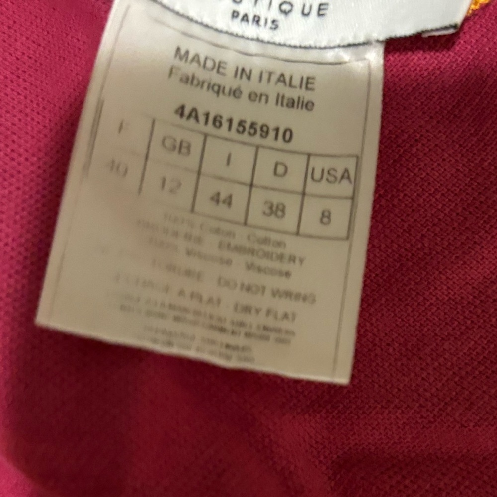 Auth Dior top pink